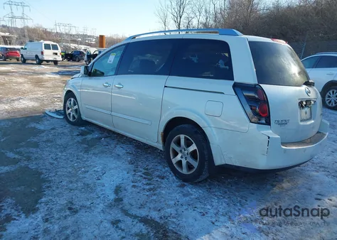 2008 Nissan Quest 3.5 Se z USA, uszkodzony, nr VIN 5N1BV28U88N114786